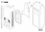 Bosch 3 601 K72 U00 Glm 50-27 Cg Distance Measuring Unit 3.7 V / Eu Spare Parts